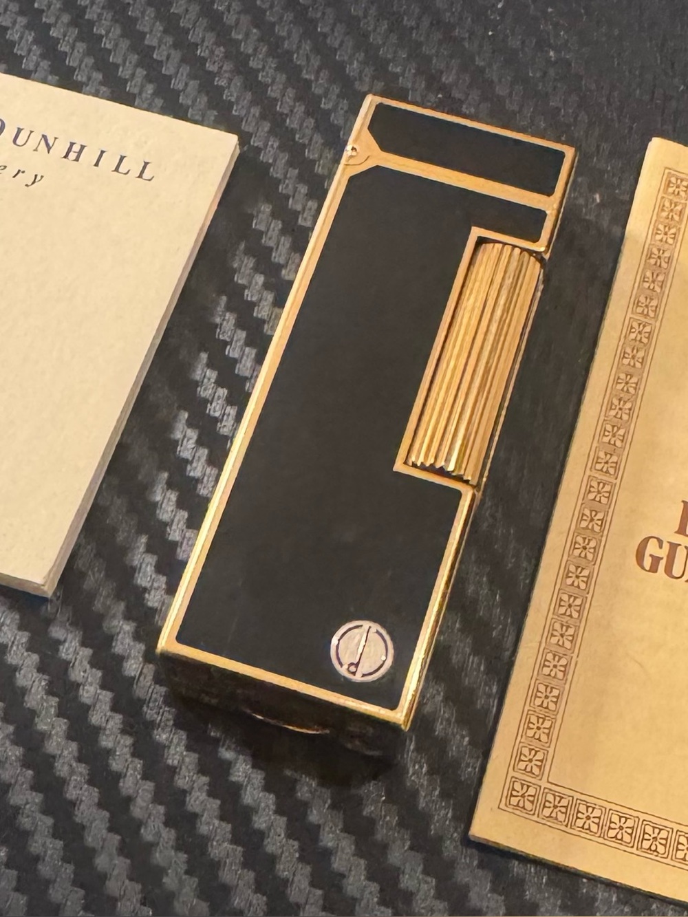 VINTAGE DUNHILL ROLLAGAS LIGHTER EUC WORKING RARE HTF 100% AUTHENTIC - 1 PIECE